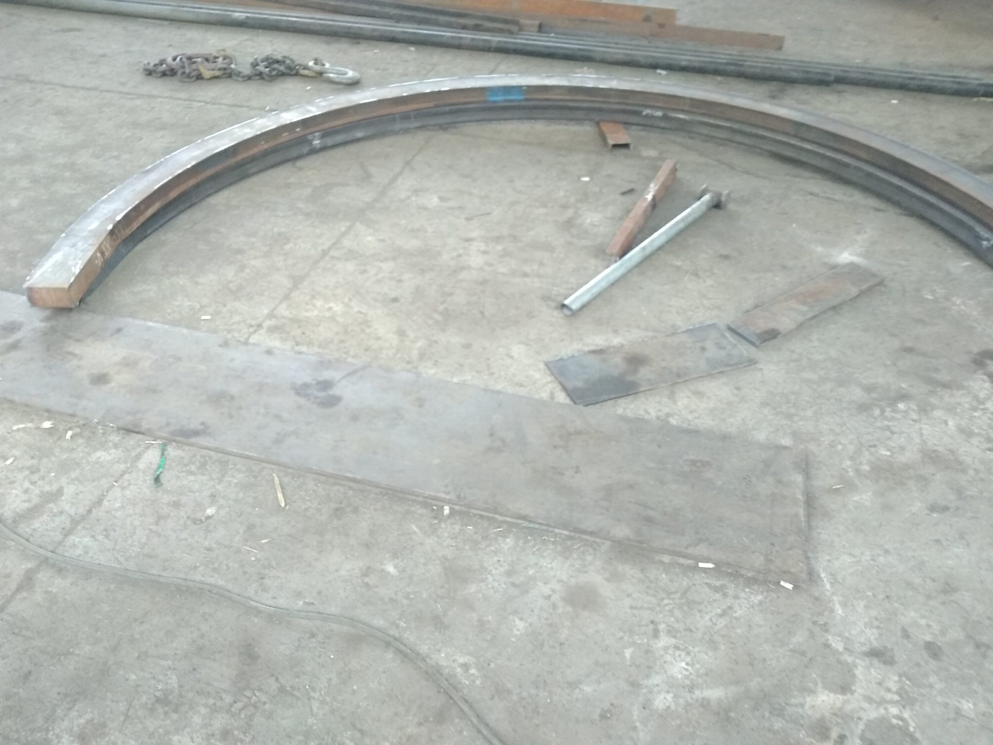 Fabrication Ring for Cement mill 8 HELWAN CEMENT MENCO Group